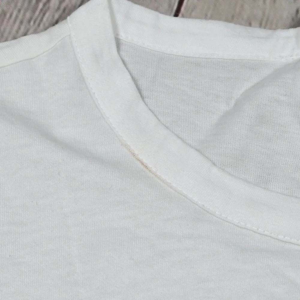 J. Crew Broken-in jersey puff-sleeve eyelet‎ top XXS